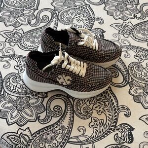 Tory Burch Black and White Athletic Shoes